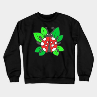 Ladybug Adoniskäfer cockchafer lucky ladybug luck Crewneck Sweatshirt